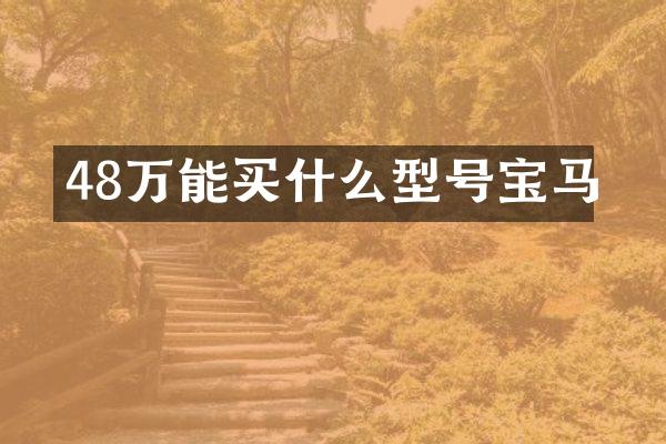 48万能型号宝马