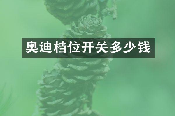 奥迪档位开关多少钱