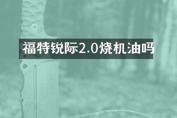 福特锐际2.0烧机油吗
