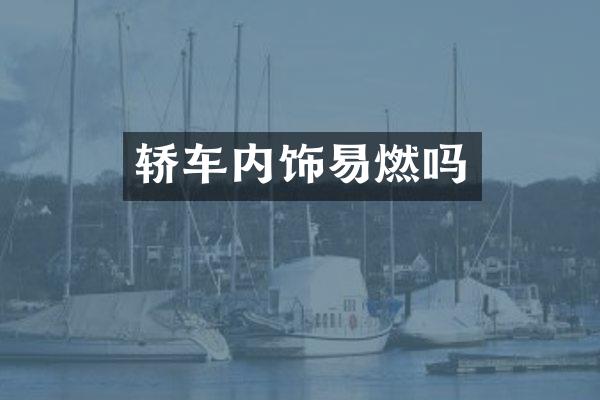 轿车内饰易燃吗