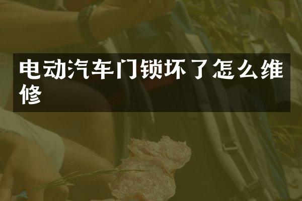 电动汽车门锁坏了怎么维修