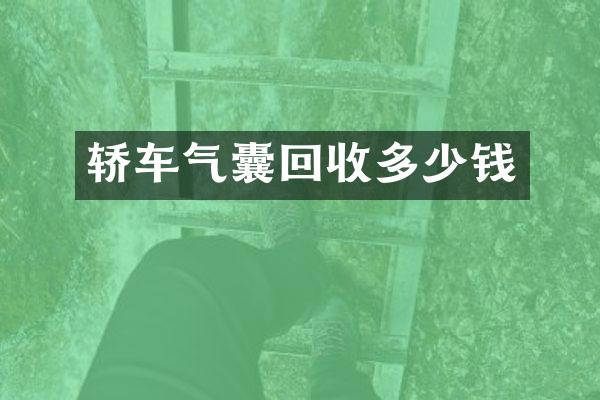 轿车气囊回收多少钱