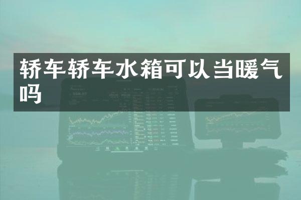 轿车轿车水箱可以当暖气吗
