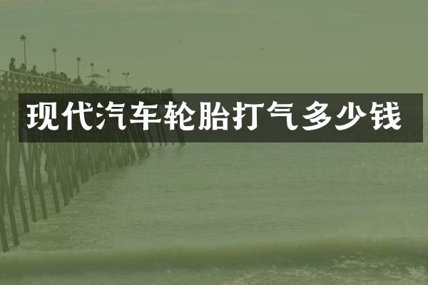 现代汽车轮胎打气多少钱
