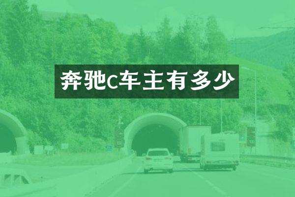 奔驰c车主有多少