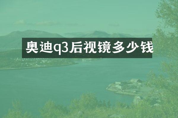 奥迪q3后视镜多少钱