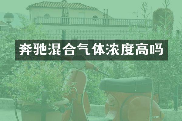 奔驰混合气体浓度高吗