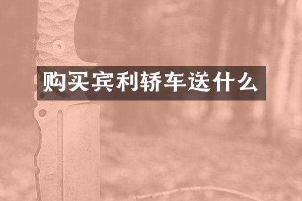 购买宾利轿车送什么