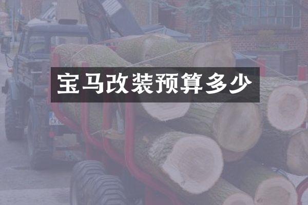 宝马改装预算多少