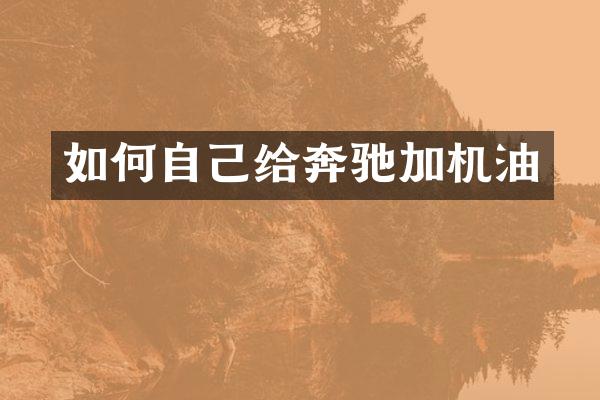 如何自己给奔驰加机油