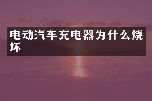 电动汽车充电器为什么烧坏