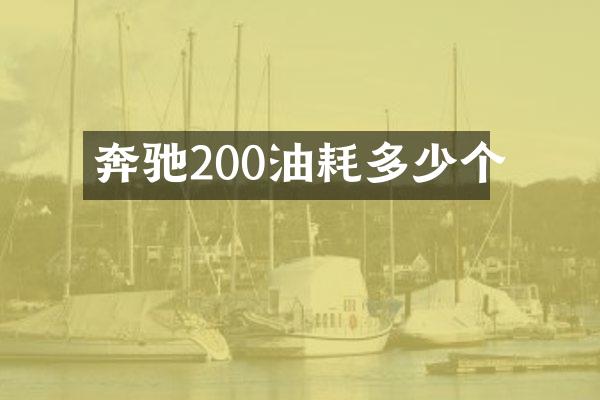 奔驰200油耗多少个