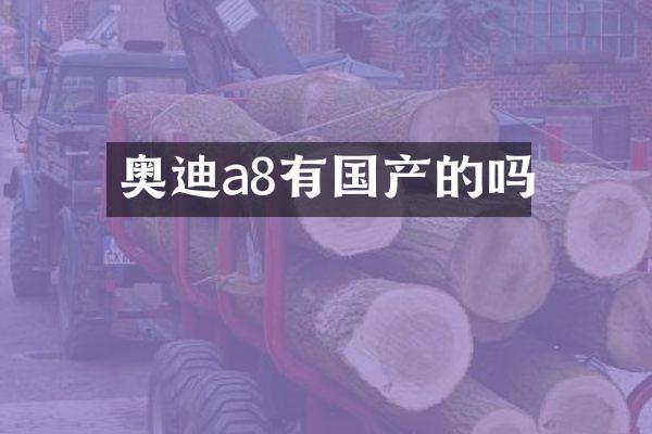 奥迪a8有国产的吗