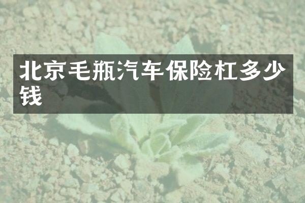 北京毛瓶汽车保险杠多少钱
