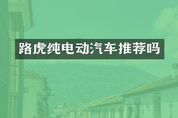 路虎纯电动汽车推荐吗