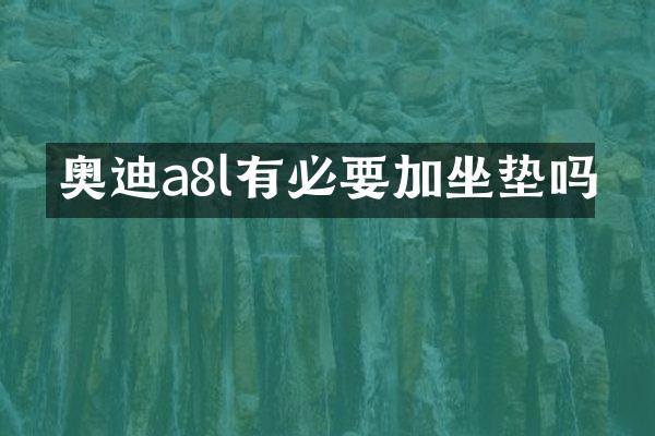 奥迪a8l有必要加坐垫吗