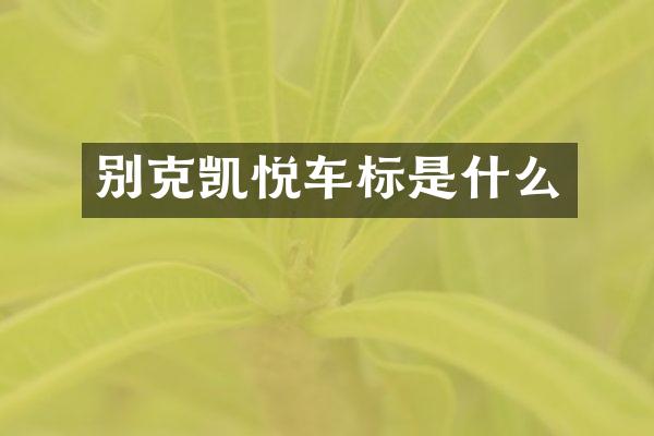 别克凯悦车标是什么