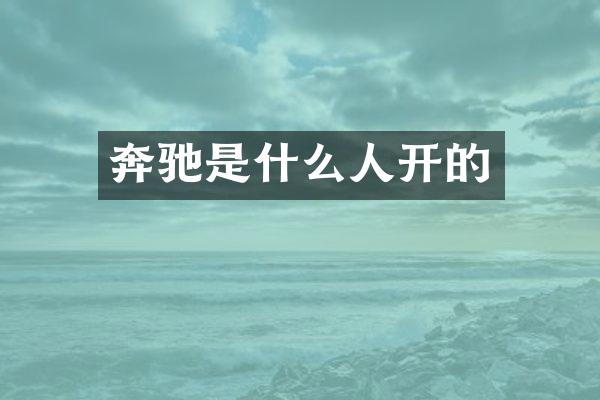 奔驰是什么人开的