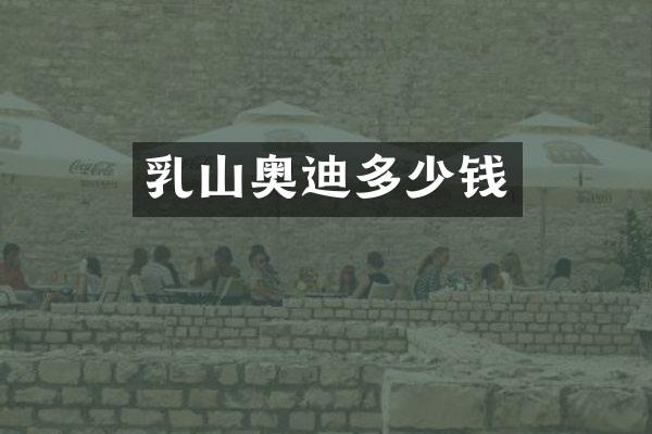 乳山奥迪多少钱