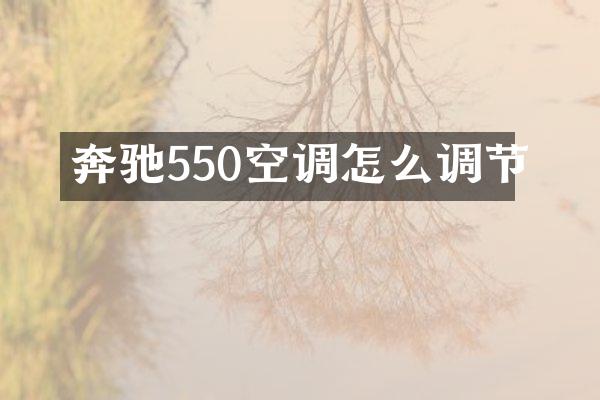 奔驰550空调怎么调节