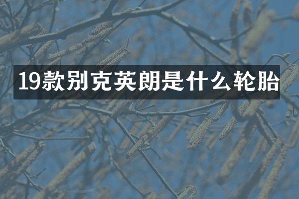 19款别克英朗是什么轮胎