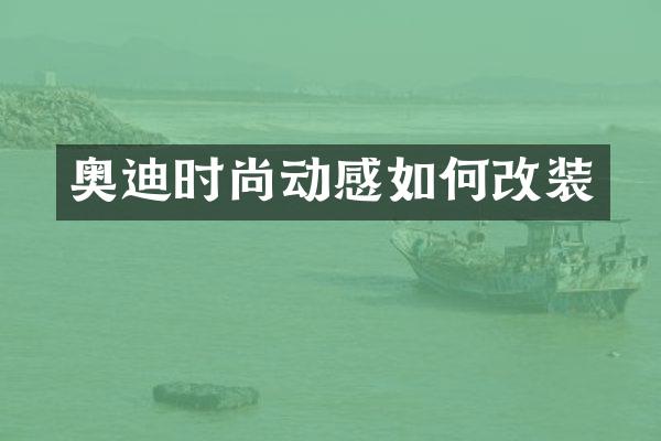 奥迪时尚动感如何改装