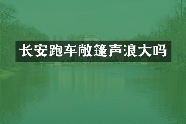 长安跑车敞篷声浪大吗