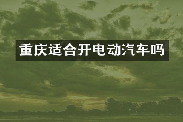 重庆适合开电动汽车吗