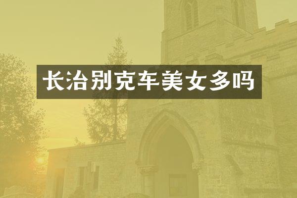长治别克车多吗