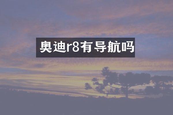 奥迪r8有导航吗