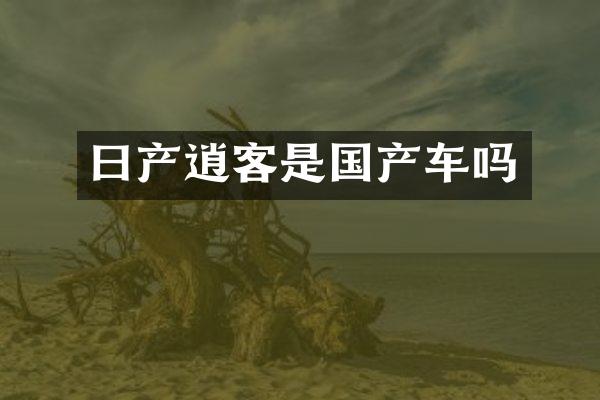 曰产逍客是国产车吗