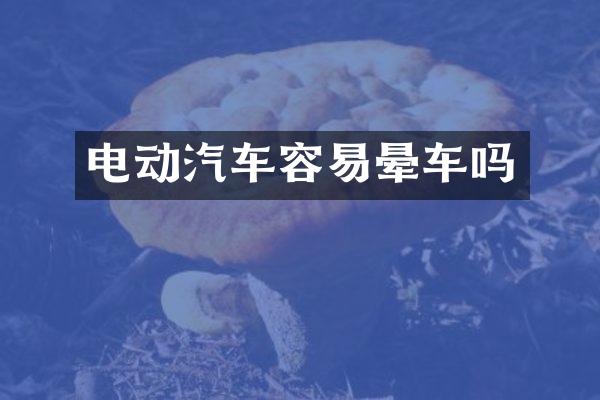 电动汽车容易晕车吗