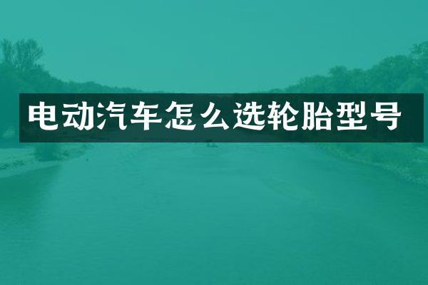 电动汽车怎么选轮胎型号
