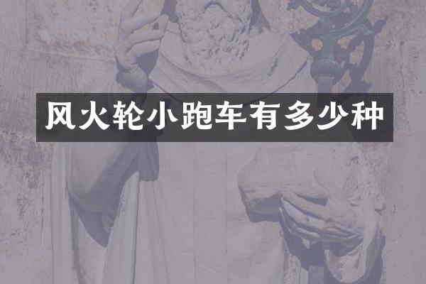 风火轮小跑车有多少种