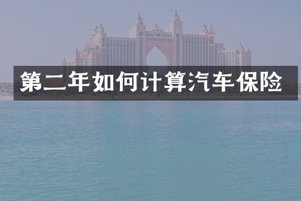 第二年如何计算汽车保险