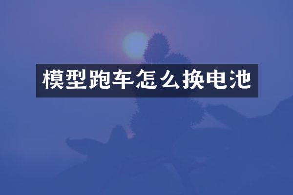 模型跑车怎么换电池