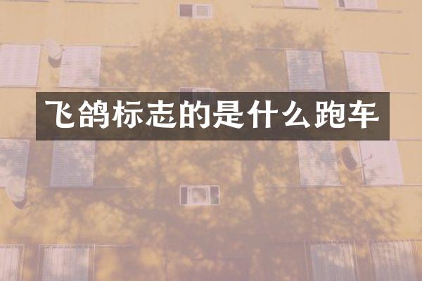 飞鸽标志的是什么跑车