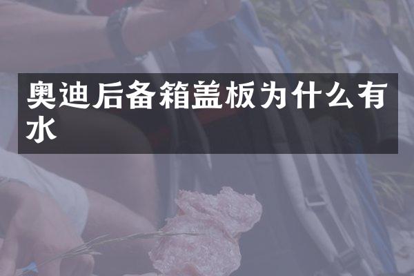奥迪后备箱盖板为什么有水