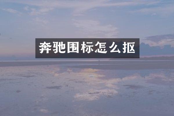 奔驰围标怎么抠