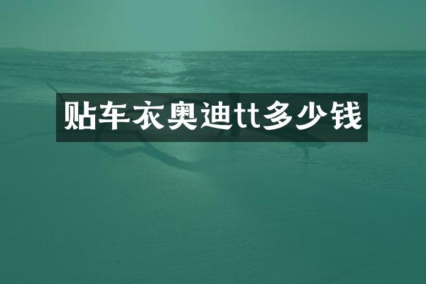 贴车衣奥迪tt多少钱