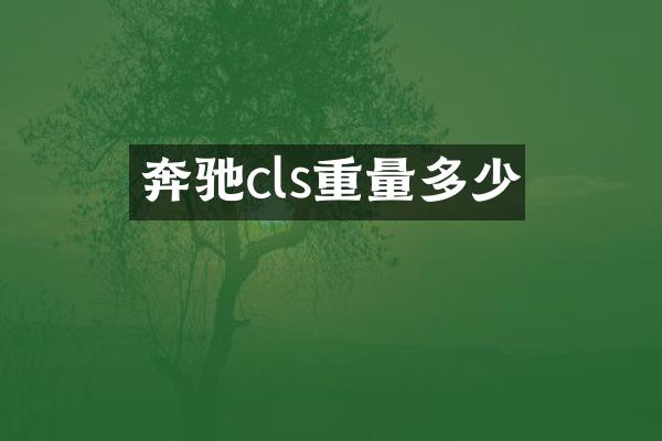 奔驰cls重量多少