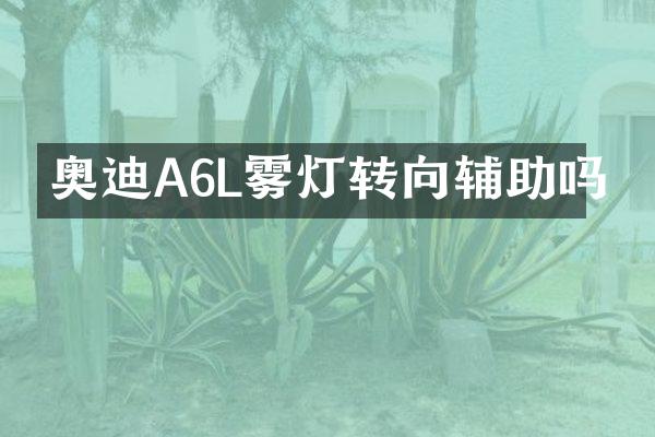奥迪A6L雾灯转向辅助吗