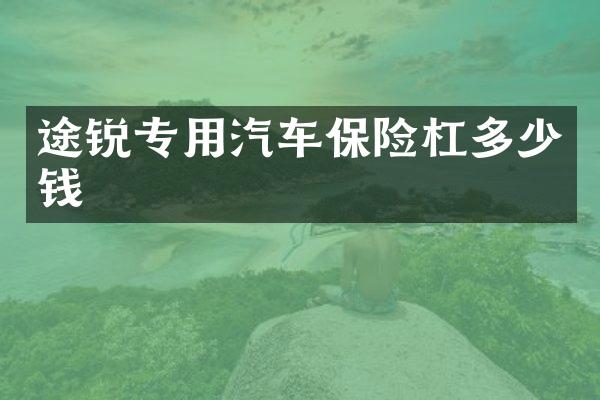 途锐专用汽车保险杠多少钱