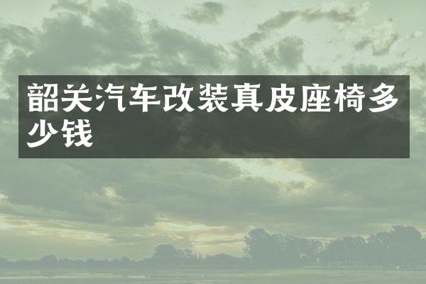 韶关汽车改装真皮座椅多少钱