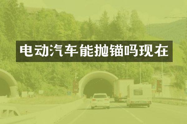 电动汽车能抛锚吗现在