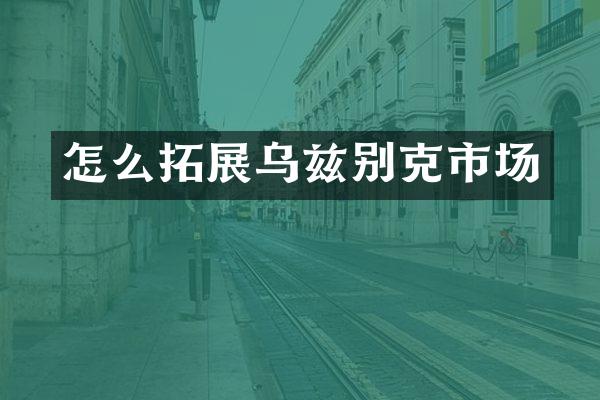 怎么拓展乌兹别克市场