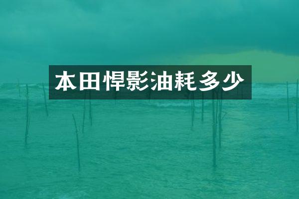 本田悍影油耗多少