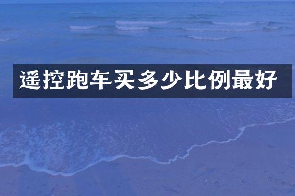 遥控跑车买多少比例最好