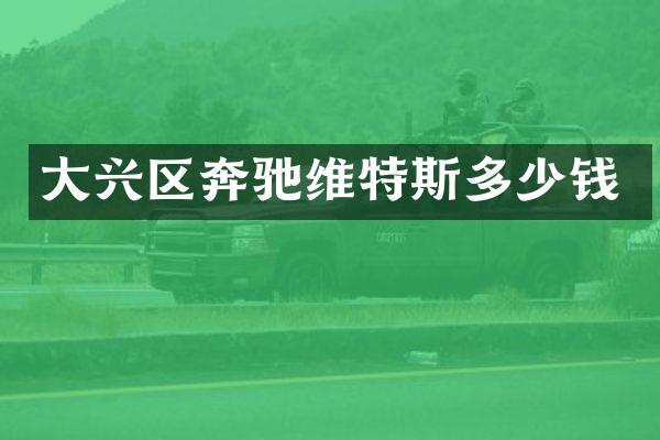 大兴区奔驰维特斯多少钱