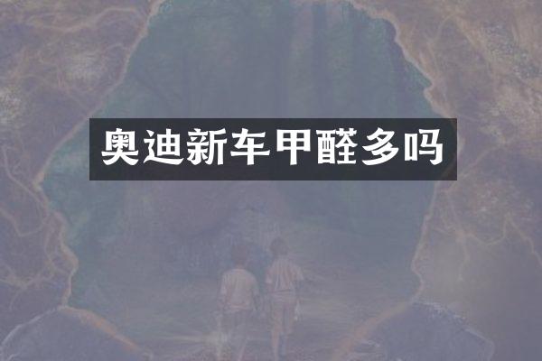 奥迪新车甲醛多吗